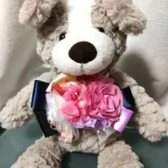 犬 ペット トリミングチョーカー トリミングリボン 誕生日 記念日 花