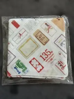 【非売品】マルアイ 135周年記念 ハンカチ 封筒柄 限定ノベルティ