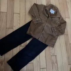 GLOBAL WORK グローバルワーク グリーンレーベル 長袖シャツ レギンス