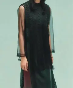 AMERI NUANCE ART LAYER SHEER DRESS 桐谷美玲 - メルカリ