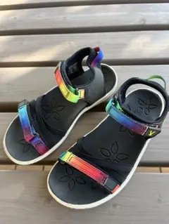 KEEN キッズ サンダル 18.5cm タイダイ柄
