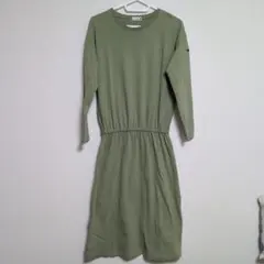 branches オリーブグリーン 長袖ワンピース