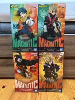 【4点セット】MAXIMATIC 僕のヒーローアカデミア 緑谷出久 勝己爆轟