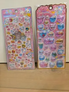 ハッピーマーチ　ストーンつき　メロウアクアリウムシール　ジュエルプチドロップ