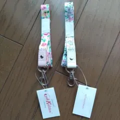 Cath Kidston フラワーパターン ストラップ　2個