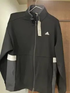 adidas ブラック ジップアップ　ジャージ 新品　未使用　タグ付き