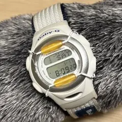 カシオBaby-G BG-097 デジタル腕時計 ホワイト/シルバー