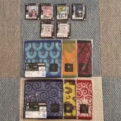 一番くじ　ワンピースEX　悪魔を宿す者たち　ジャガードタオル　アクリルブロック