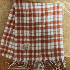 チェック柄マフラー