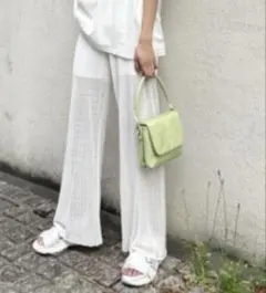 moussy ホワイト　パンツのサムネイル