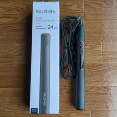 SALONIA ヘアストレートナー 220℃ 24mm ブラック