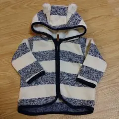 H&M　くま耳あったかパーカー　60cm