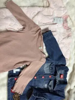 BABY DOLL デニムジャケットとトップスセット