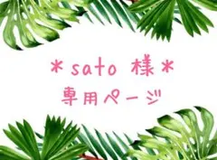 【sato様 専用ページ】