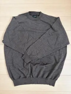 BEAMS クルーネックニット ブラウン XLのサムネイル