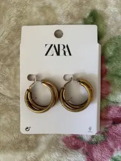 ZARA ゴールド フープピアス 新品のサムネイル