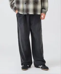 BEAMS HEART/ワイドストレート コットンウラケ パンツ