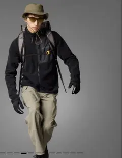 adidasTERREX フリース ジャケット ブラック