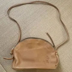 ミニーマウス 革ポシェット♡リバティ裏地