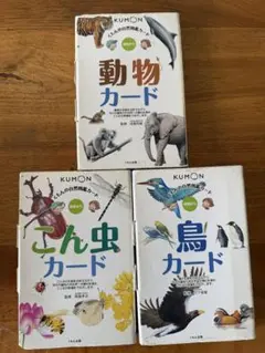 KUMON 知育カードセット 動物・昆虫・鳥