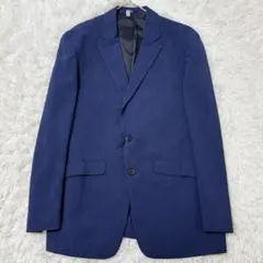 スーツセレクト テーラードジャケット ネイビー AB6 L相当　ノンアイロン
