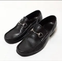 GUCCI ビット ローファー モカシン シルバー レザー 革靴 41 - メルカリ
