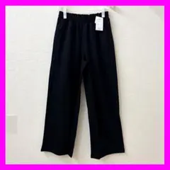 【新品】CROSS FUNCTION　スウェットワイドパンツ　ブラック　Ｍサイズ