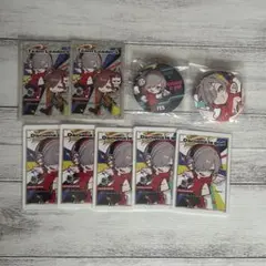 CR Crazyraccoon だるまいずごっど トレカ 缶バッジ ファイル