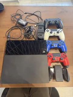 PlayStation4 CUH-1000A コントローラー4つ 充電コード付き