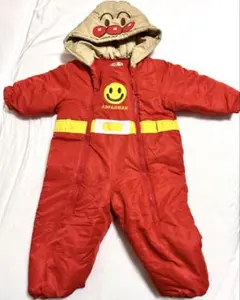 最終値下げ❣️アンパンマン ジャンプスーツ 90 スキーウェア 防寒 カバーオール