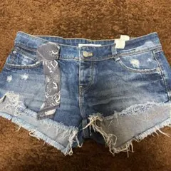 デニムショートパンツ