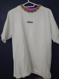 adidas ホワイト Tシャツ Lサイズ