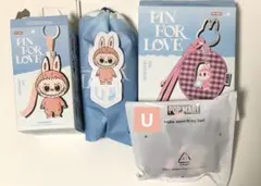 POPMART PIN FOR LOVEイニシャル ラブブ チャーム U