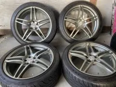 美品！タイヤバリ山！ヨコハマ　AVSモデル5 pcd100 215/45R18 2026年最新】AVS MODEL5の人気アイテム - メルカリ