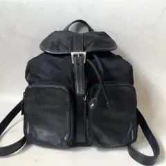 希少Saint Laurent サンローランパリ バックパック リュック黒エディ