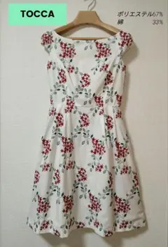TOCCA 花柄刺繍 ワンピースのサムネイル
