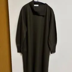 ✨極美品✨トゥモローランド　ハイネックウールロングワンピース　36