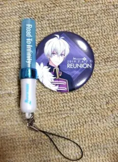 アイナナ 四葉 環 逢坂 壮五 ウエハースカード箔押し、缶バッジ ライブグッズ