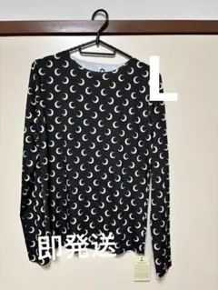 マリーンセル　トップス　長袖 MARINE SERRE マリーンセル WHITE LINE 長袖トップス L