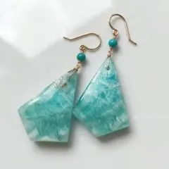 1点作品☺︎ 枠ターコイズピアス イヤリングに変更可能☺︎ - メルカリ