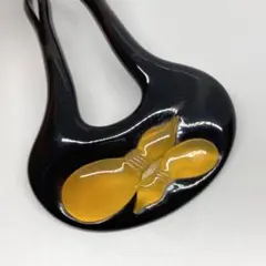 値下げ不可 美品 本鼈甲 白甲 黒甲 蒔絵 螺鈿 ネックレストップ 在銘 