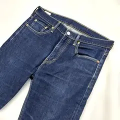 美品　Levi's 510 ワンウォッシュ　デニム　濃紺　インディゴ　ストレッチのサムネイル