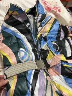 新品タグ付き　伊勢丹購入エミリオプッチ Pucciダウンジャケット　神田うののサムネイル