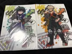 【セール価格15日迄】ヒロアカ クリアファイルセット 緑谷 爆豪 (2枚入り)