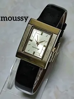 moussy レディース腕時計 クォーツ ゴールド スクエア 電池交換済のサムネイル