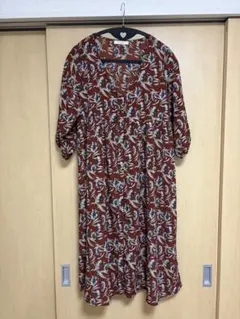 chocol raffine robe 花柄 ワンピース 羽織り 総柄 Fサイズ