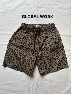 GLOBAL WORK ヒョウ柄 ハーフパンツ 120