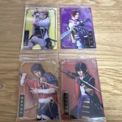 ミュージカル刀剣乱舞 ウエハース 陸奥守 ソハヤノツルギ 蜻蛉切 大倶利伽羅