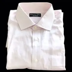 クリスチャンディオール ムッシュ M ワイドカラー 90's シャツ 美品 古着