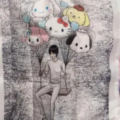 伊藤潤二×サンリオキャラクターズ トートバッグ [3.白服の美少年]